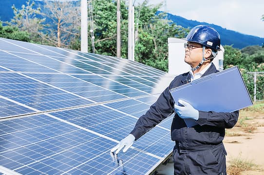 用地選定から設計、施工、保守管理までを一貫して行う事業体制